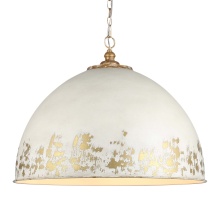 Golden 0809-8P VG-AI - Golden Lighting Alison 8-light Pendant in Vintage Gold and Antique Ivory shade